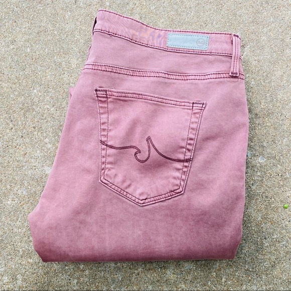 AG Adriano Goldschmied | The Legging Ankle Super Skinny Sulfur Blackberry 30 - Picture 2 of 7